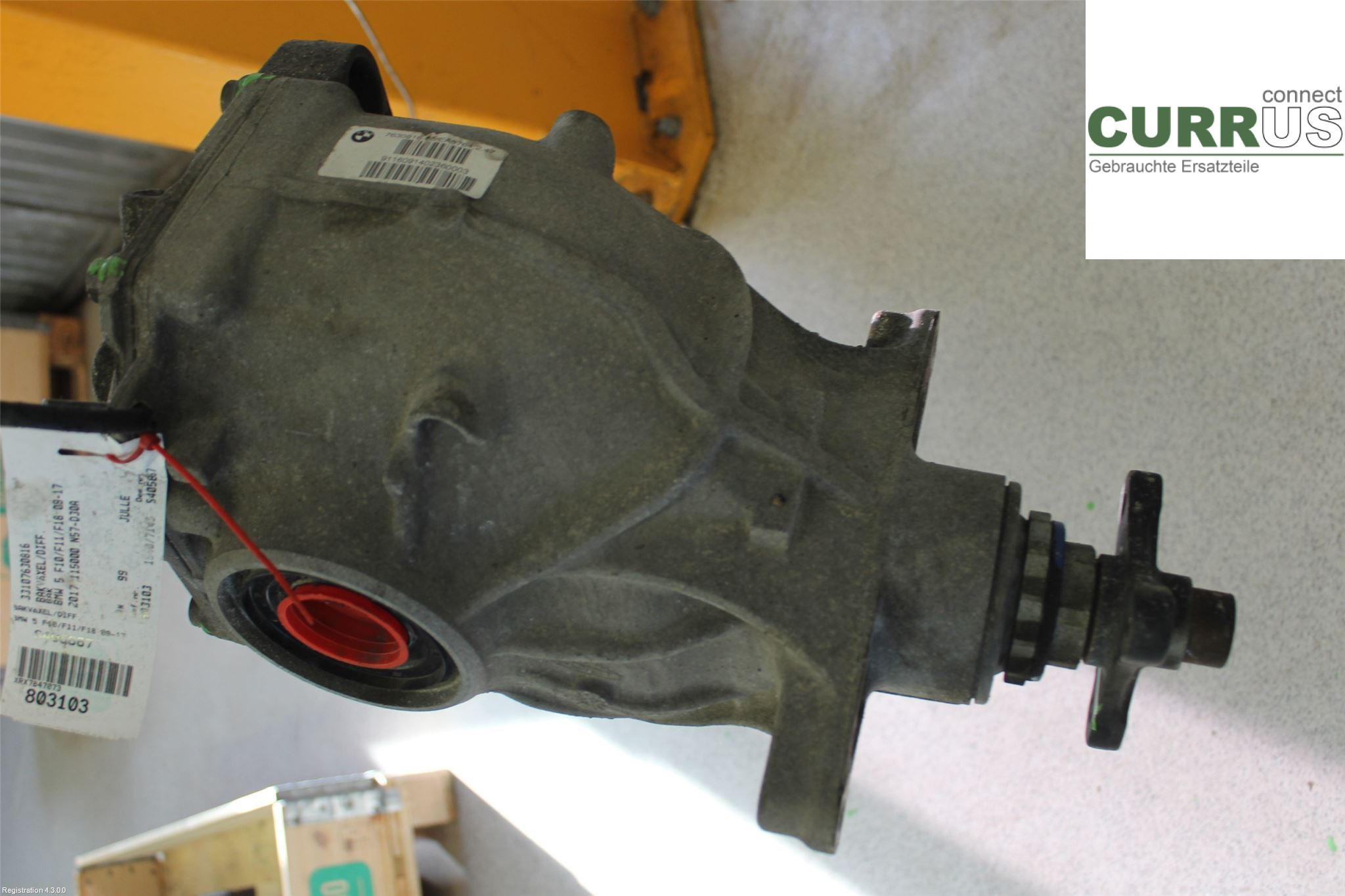 BMW F10/F11/F18  09-17 Differential 33107630816 N57-D30A