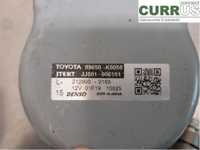 TOYOTA YARIS  20- Power steering pump (electric) 89650-52J10 M15A-FXE