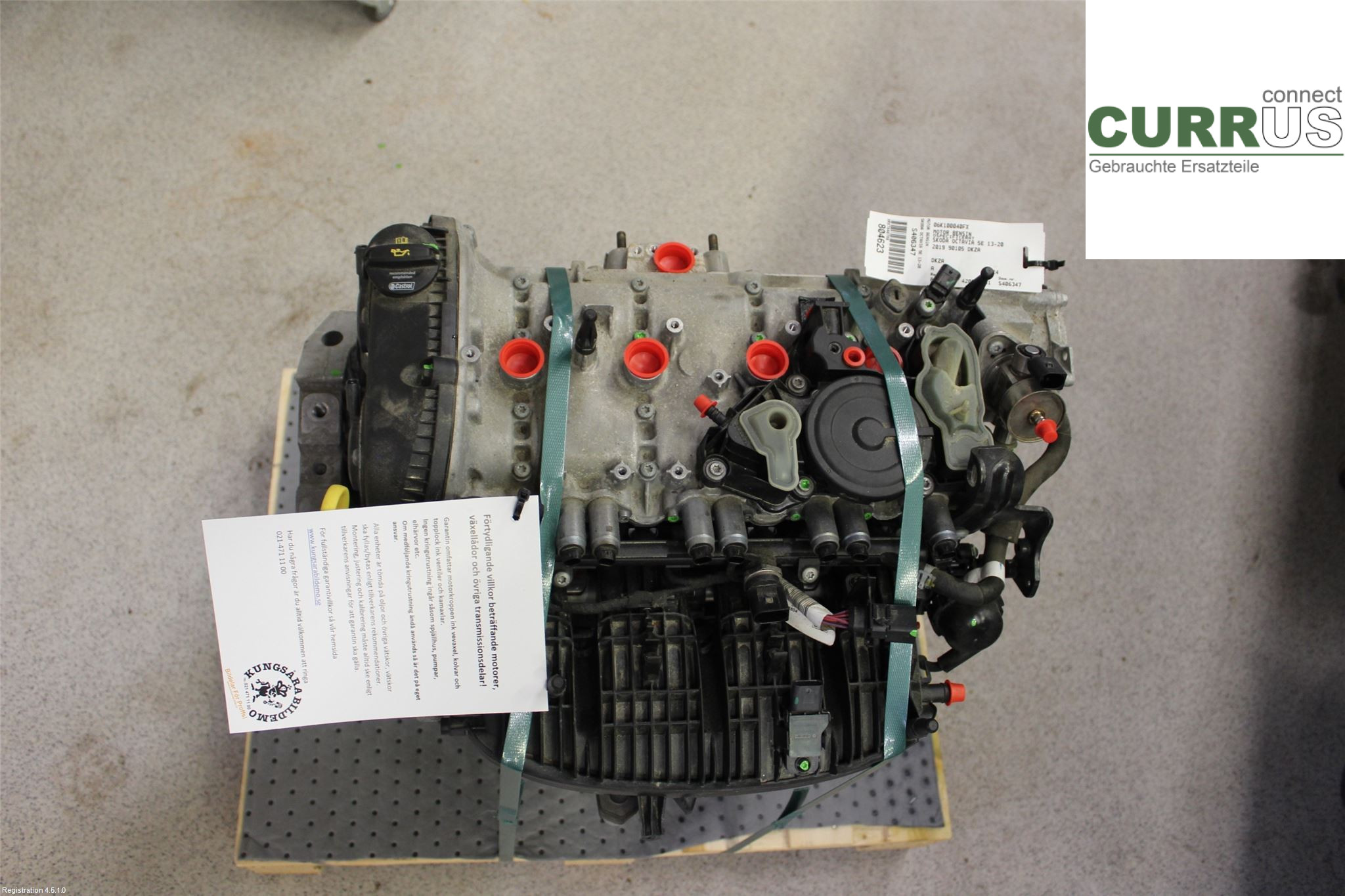 SKODA OCTAVIA  13-20 Engine 06K100040FX DKZA