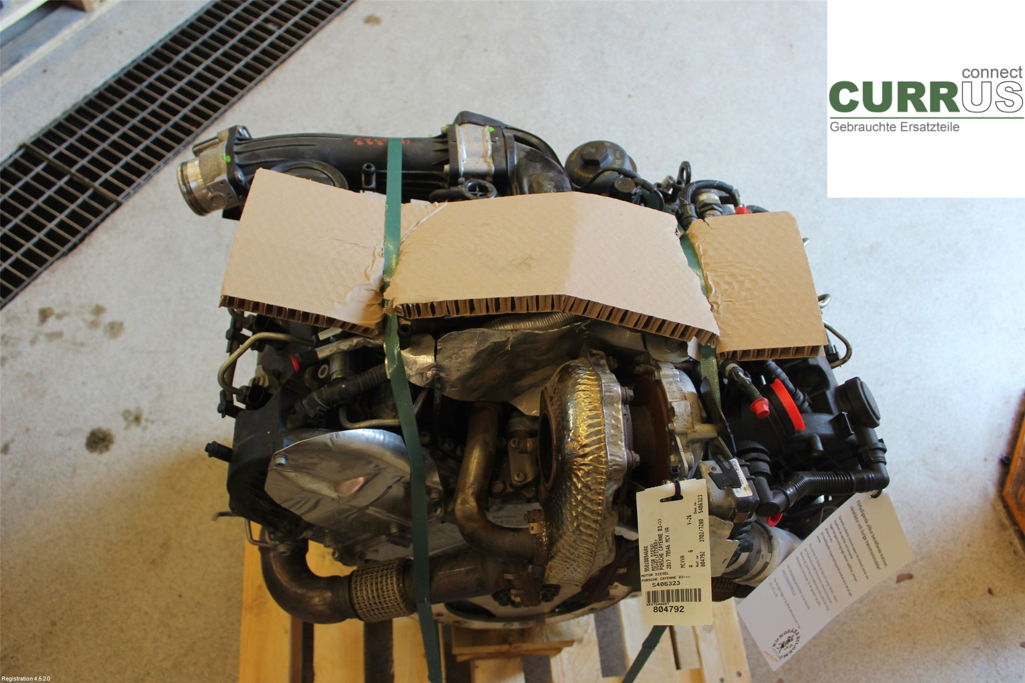 PORSCHE CAYENNE 03- Engine 958100946AX MCV.VA