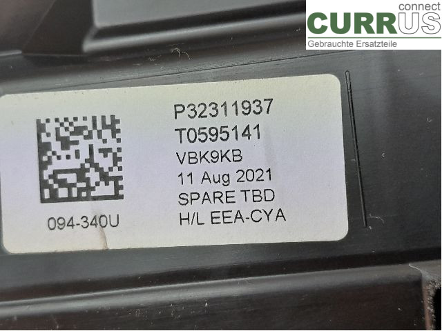 VOLVO XC40 18- Instrument cluster / comb 36010422 B420T6