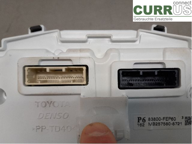 TOYOTA COROLLA 19- Instrument cluster / comb 83800-FEJ71 2ZR-FXE