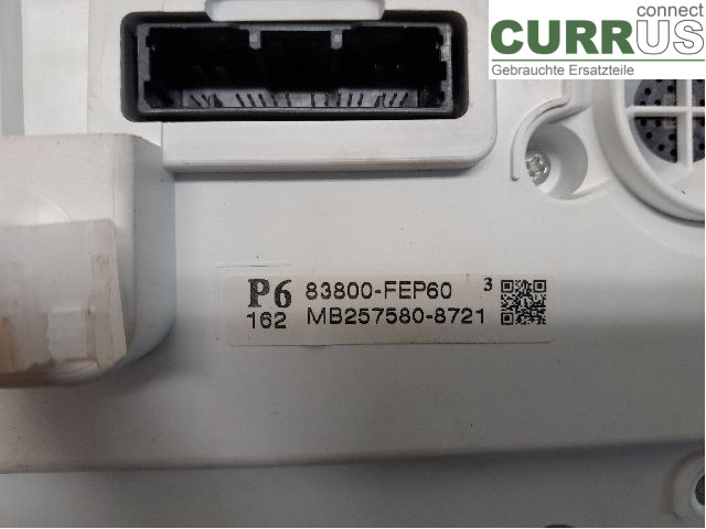 TOYOTA COROLLA 19- Instrument cluster / comb 83800-FEJ71 2ZR-FXE