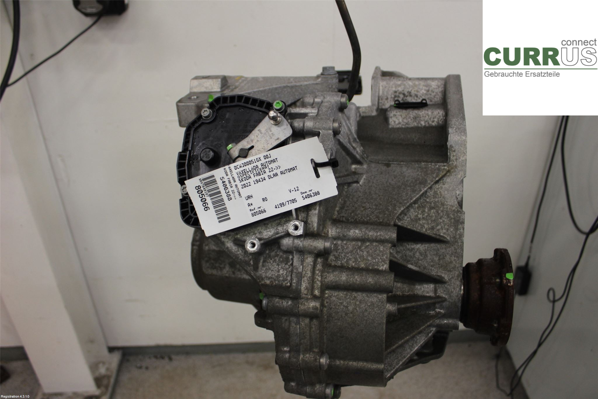  Gearkasse Automatisk 0CW300051GX 00J DLAA