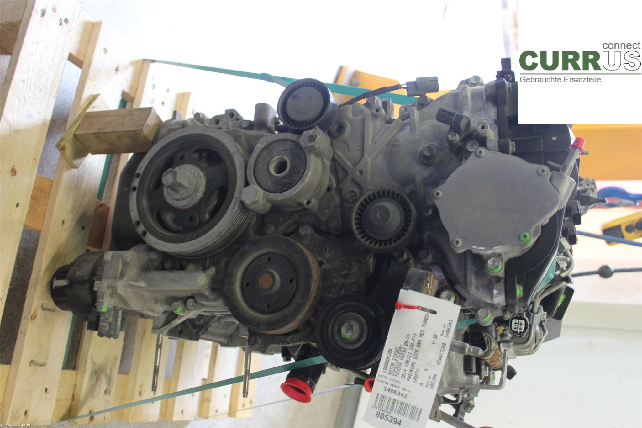 TOYOTA VERSO        09-  Motor 190000R200 1AD-FTV