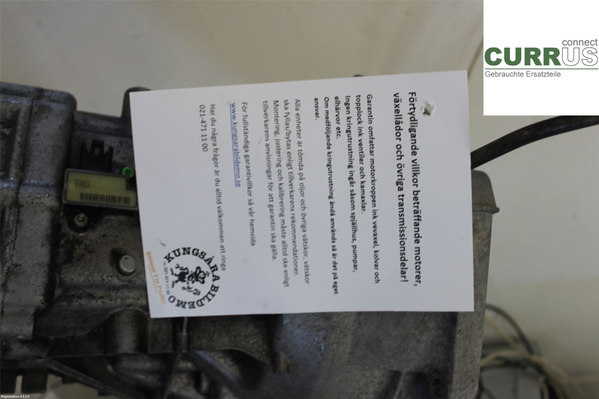 BMW 3 F30/F31/F80    12-19 Gearbox (6-speed) 23008610983 N47-D20C