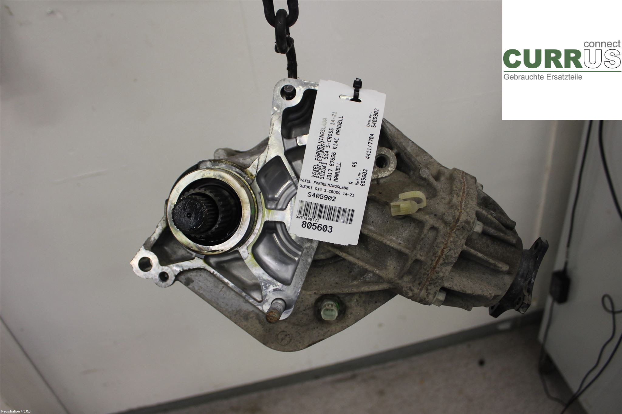 SUZUKI S-CROSS  14- Distribution gear box  K14C