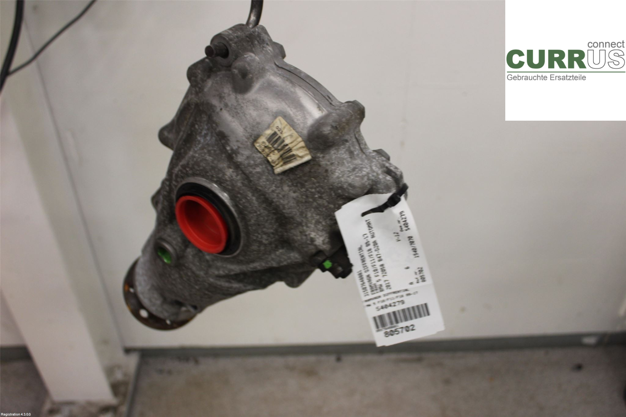 BMW F10/F11/F18  09-17 Differential 31507648881 B47-D20A
