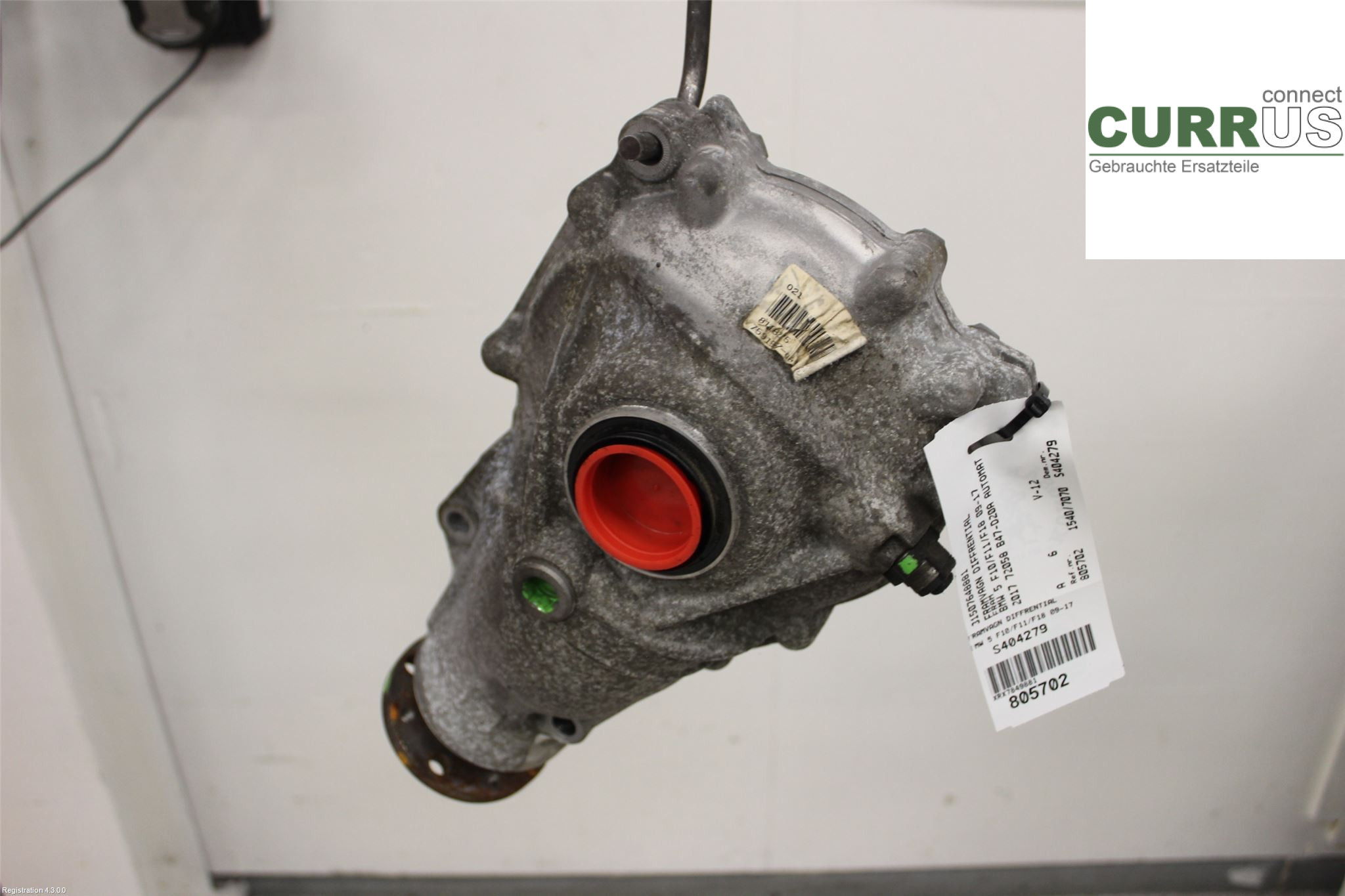 BMW F10/F11/F18  09-17 Differential 31507648881 B47-D20A
