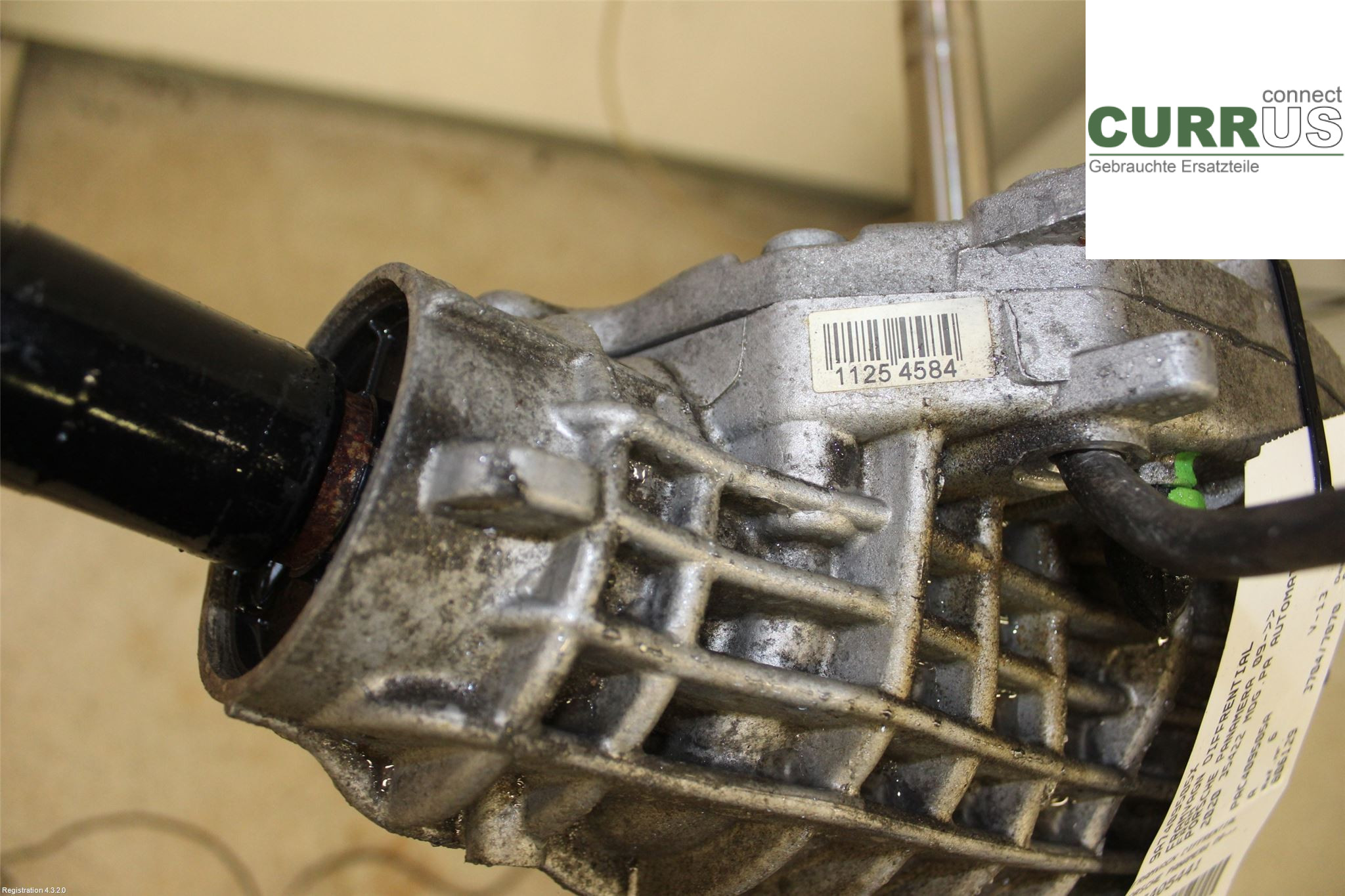 PORSCHE PANAMERA 09- Differential 9A7409505X MDG.PA