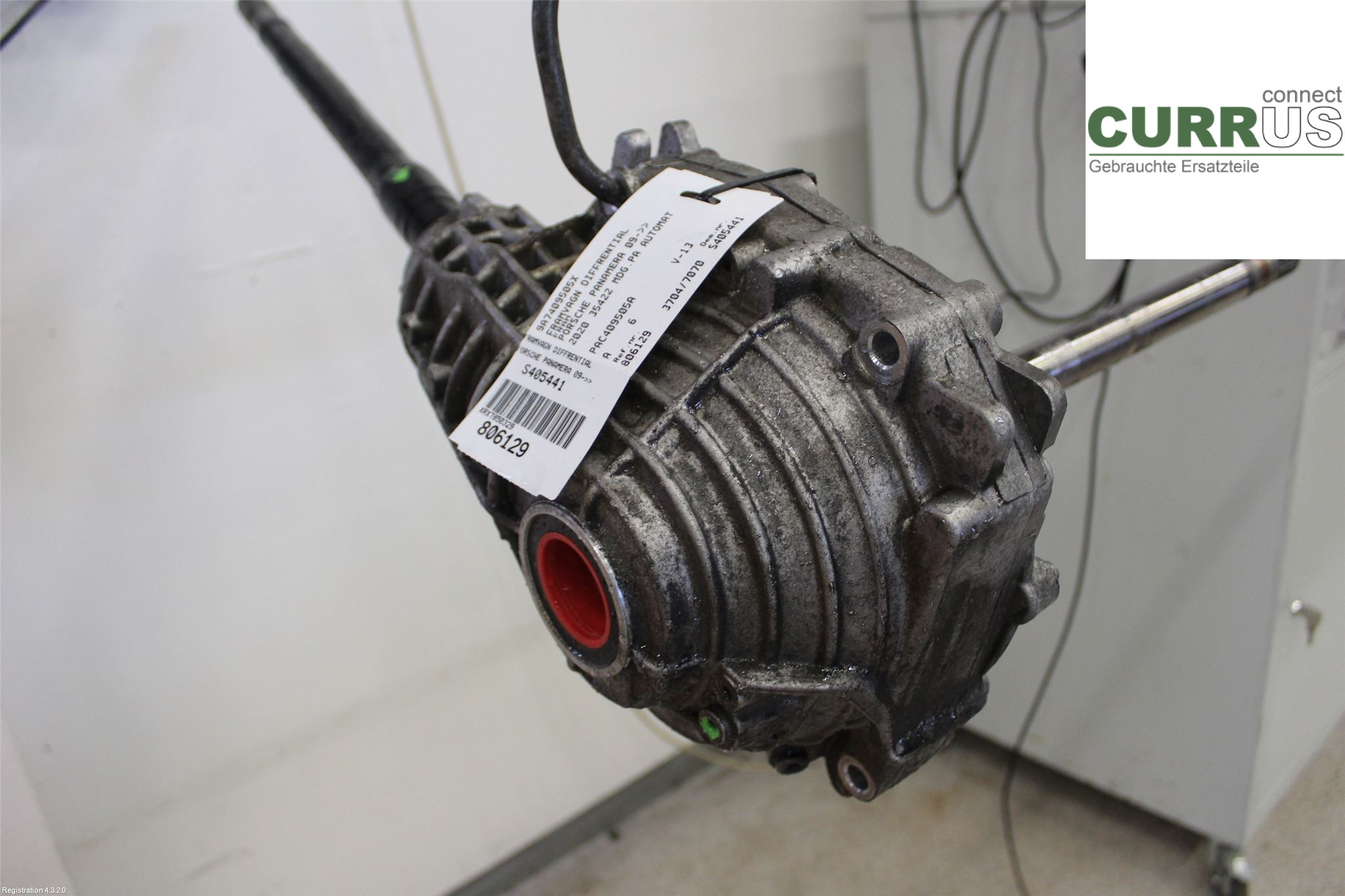 PORSCHE PANAMERA 09- Differential 9A7409505X MDG.PA