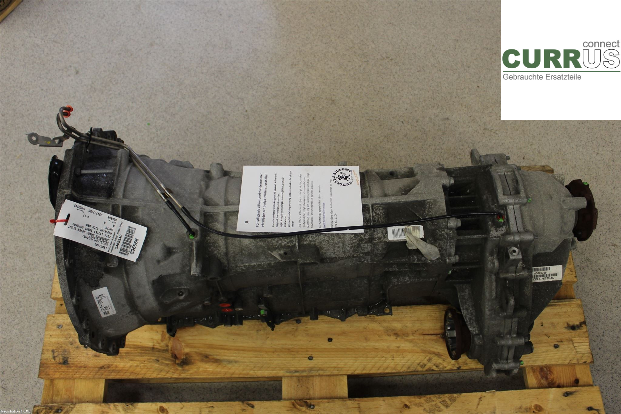 LANDROVER R.ROVER SPORT 14-22 Gearkasse Automatisk LR071402 306DT