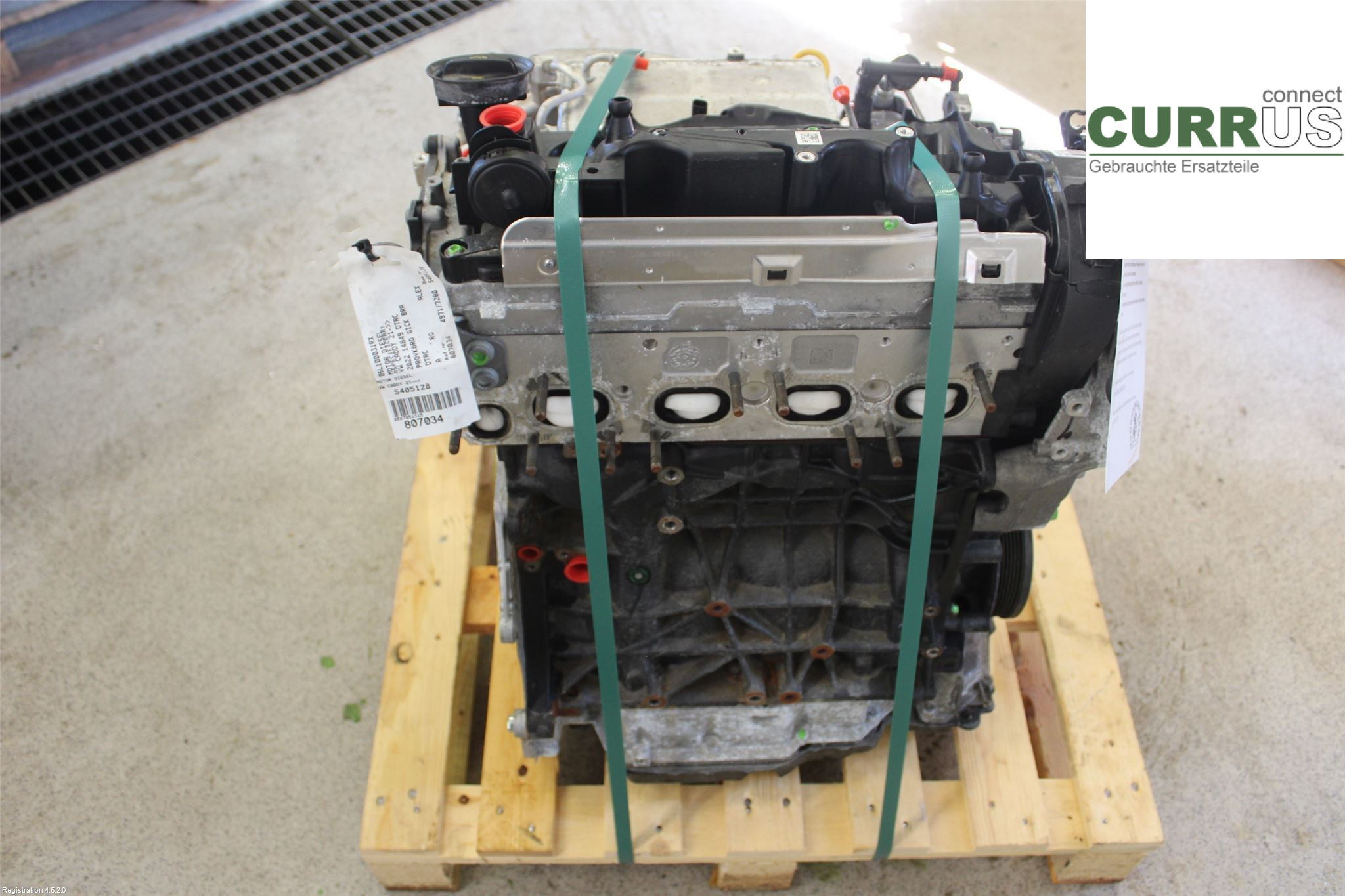 VW CADDY  21- Motor 05L100031RX DTRC