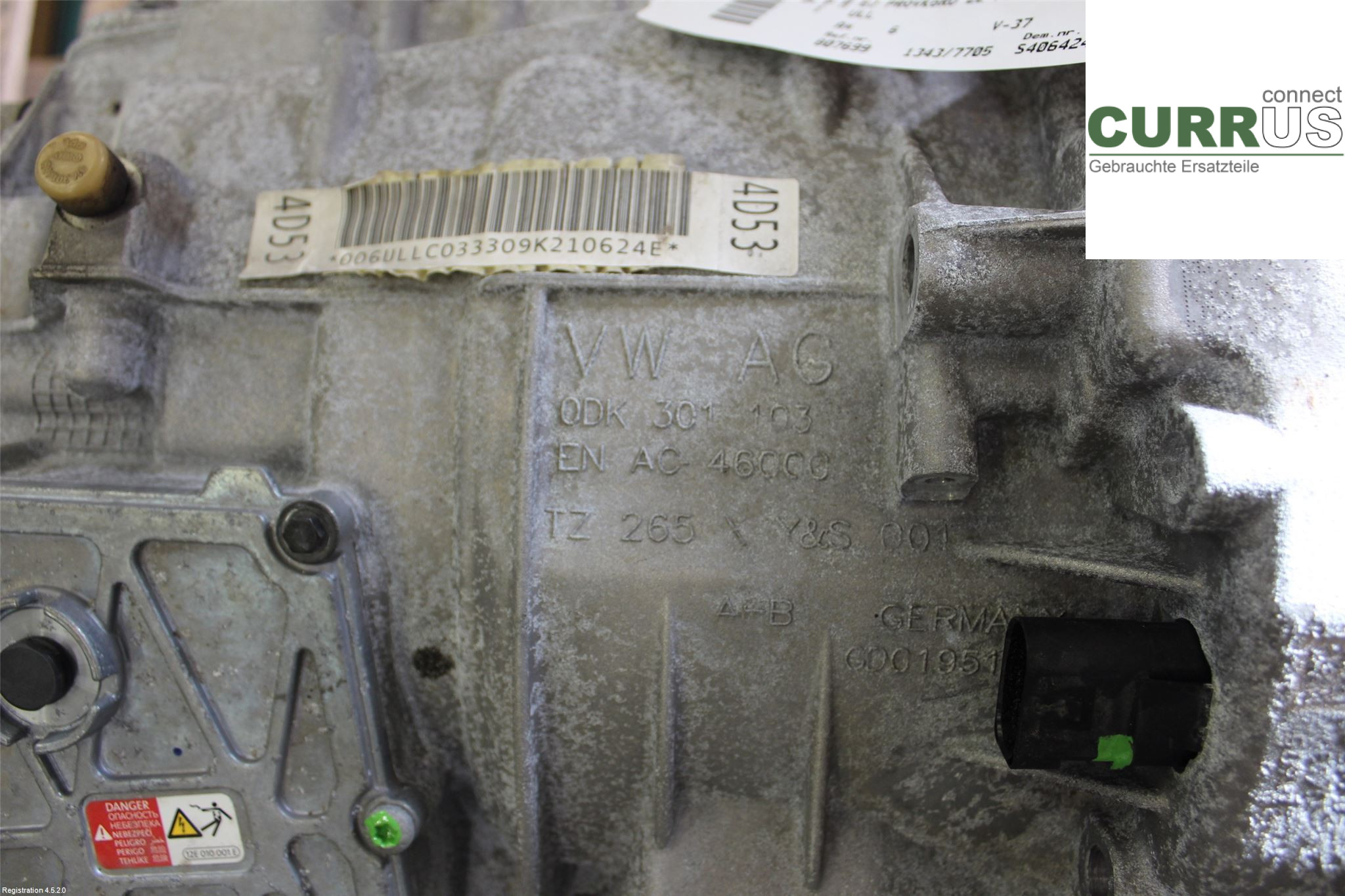AUDI A6 F2/C8  19- Gearbox (Automatic) 0DK300041E 003 DRYA