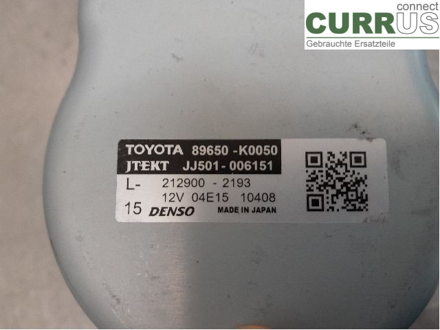 TOYOTA YARIS  20- Power steering pump (electric) 89650-52J10 M15A-FXE