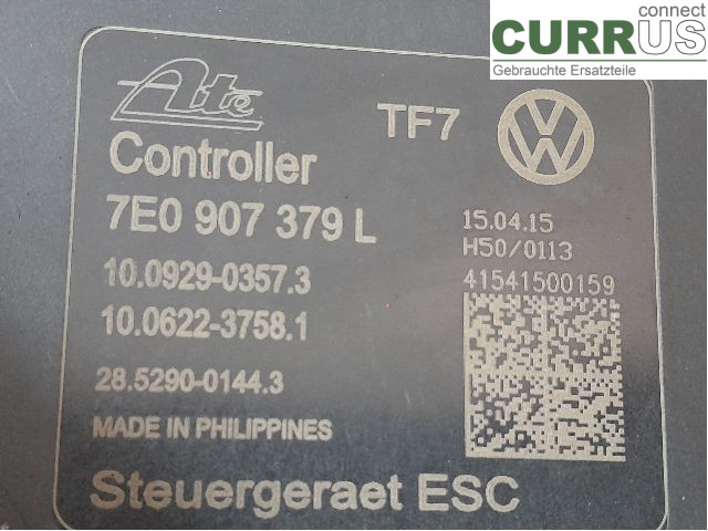 VW TRANSP/CARAVELLE 04-15 ABS Hydraulic unit 7E0614517J CCHA