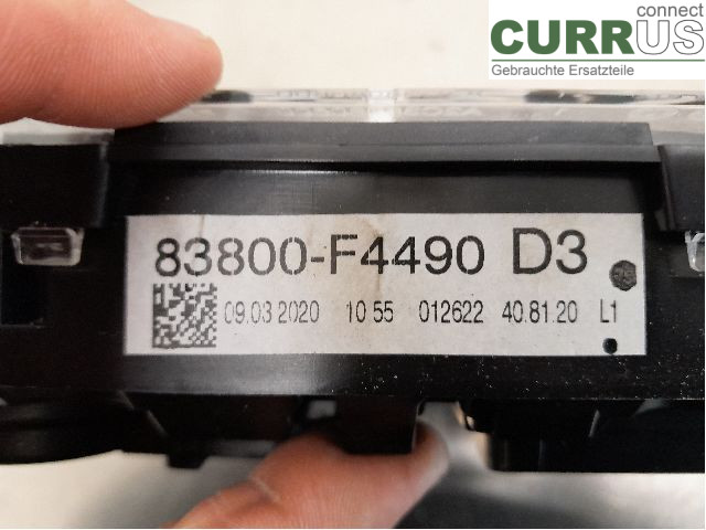 TOYOTA C-HR 16-23 Instrument cluster / comb 83800-F4490 2ZR-FXE