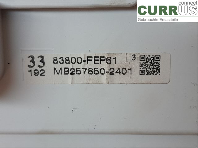 TOYOTA COROLLA 19- Instrument cluster / comb 83800-FEV91 2ZR-FXE
