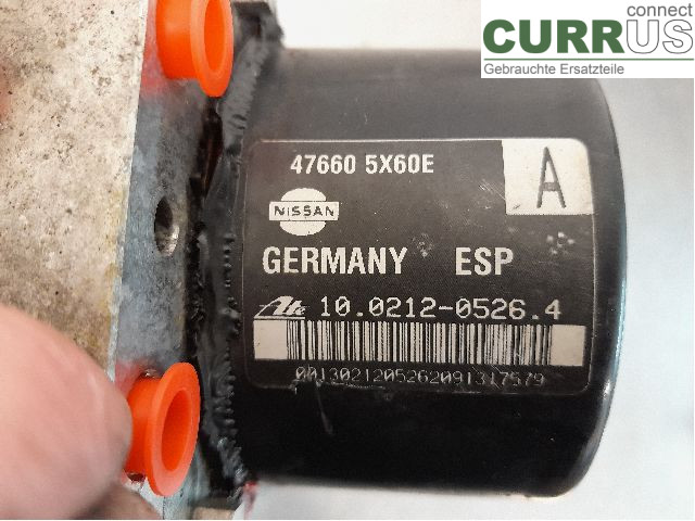 NISSAN NAVARA    05- ABS-Hydraulikeinheit 476605X63E YD25DDTI