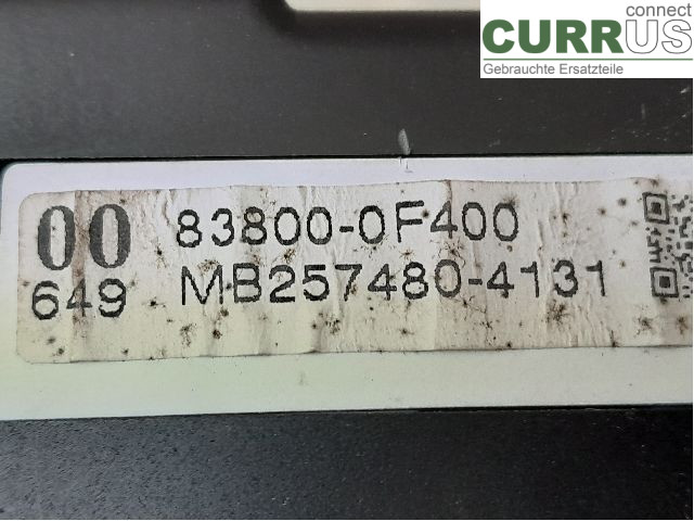 TOYOTA VERSO        09-  Instrument cluster / comb 83800-0F400 1WW
