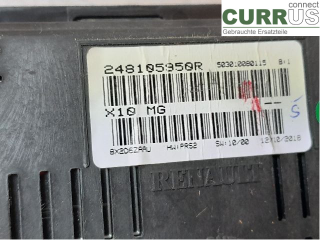 RENAULT ZOE 13-> Instrumentenkombination 248105950R 5AQ-607