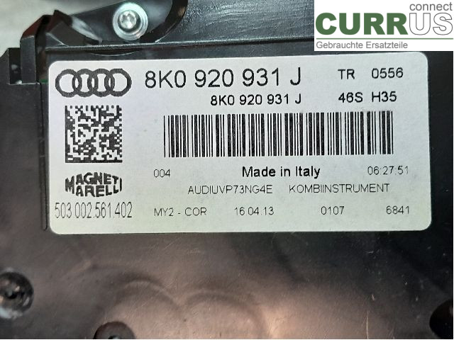 AUDI ALLROAD    09-16 Zestaw wskaźników / liczników 8K0920931J CGLC