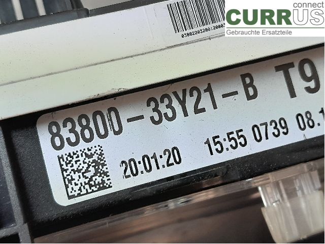 TOYOTA CAMRY 19- Instrumentenkombination 83800-33Y21 A25A-FXS