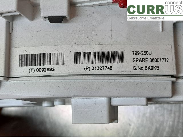 VOLVO V60  14-18 Bloc instruments / combiné 36001772 B4164T3