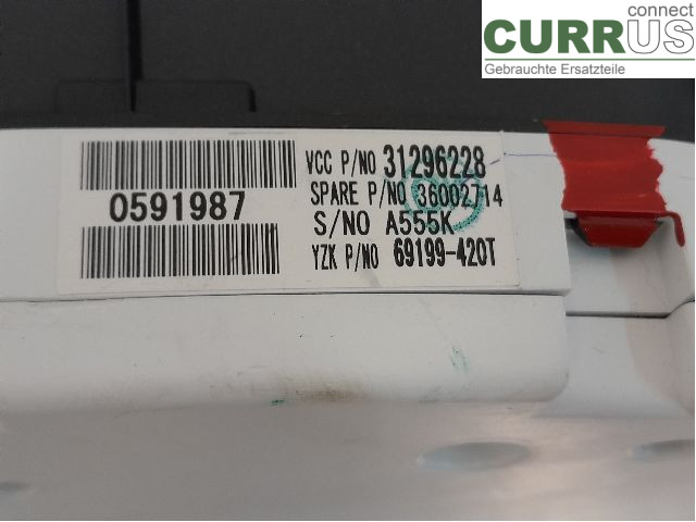 VOLVO V50      08-12 Instrumentpanel / kombiinstrument 36002714 D4162T