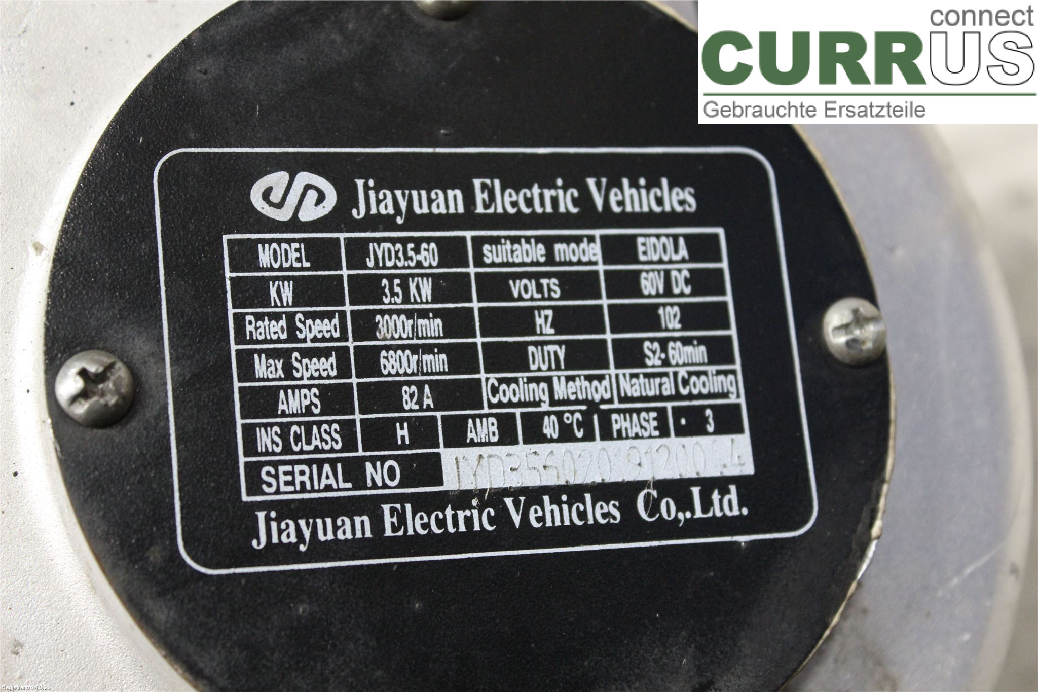 JIAYUAN EIDOLA Engine JYD3.5-60 