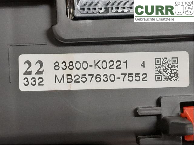 TOYOTA YARIS  20- Bloc instruments / combiné 83800-K0221 M15A-FXE
