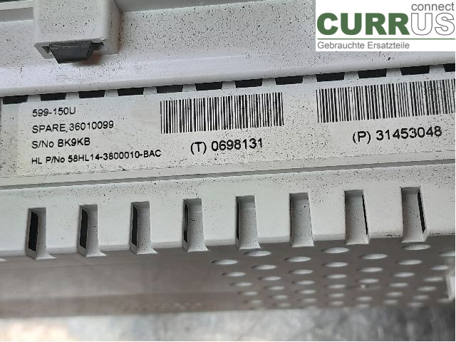 VOLVO V40  12-19 Instrument cluster / comb 36051279 D4204T14