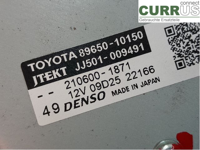 TOYOTA C-HR 16-23 Elektrisk servostyrningspump 89650-10170 2ZR-FXE