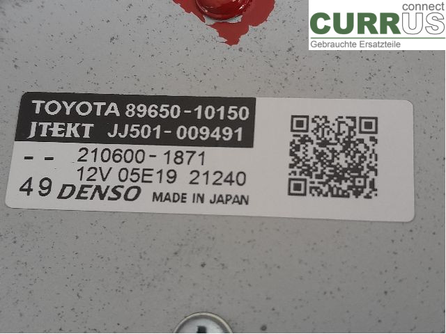 TOYOTA C-HR 16-23 Elektrisk servostyrningspump 89650-10170 2ZR-FXE