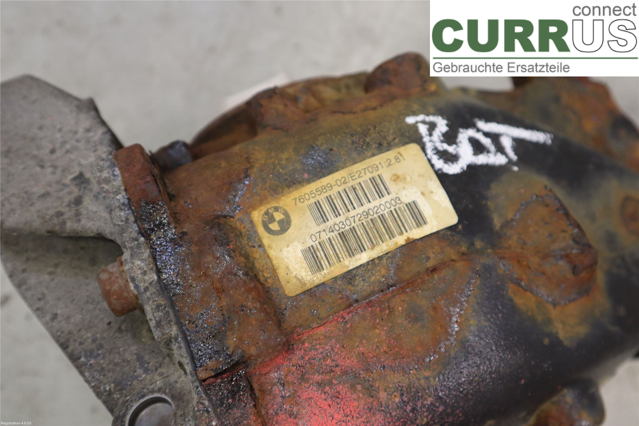BMW 3 F30/F31/F80    12-19 Differential 33107599475 N47-D20C