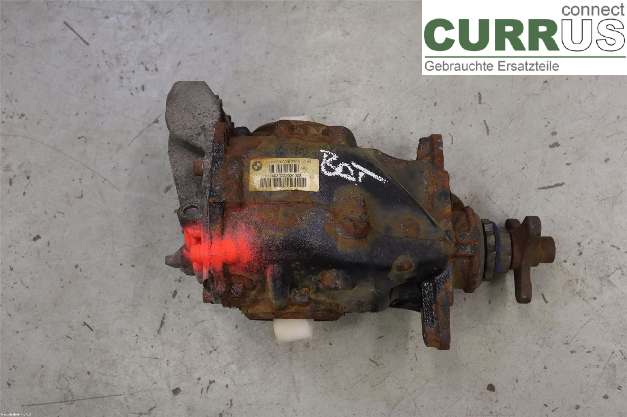 BMW 3 F30/F31/F80    12-19 Differential 33107599475 N47-D20C