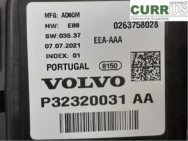 VOLVO XC60  18- Instrument cluster / comb 36003630 B4204T34