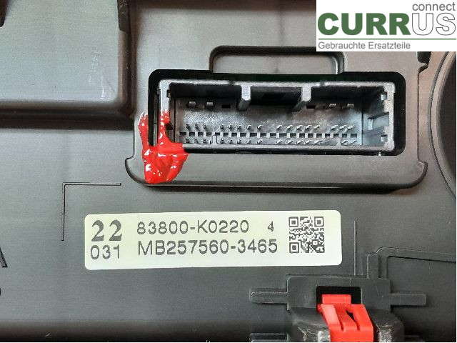 TOYOTA YARIS  20- Instrument cluster / comb 83800-K0221 M15A-FXE
