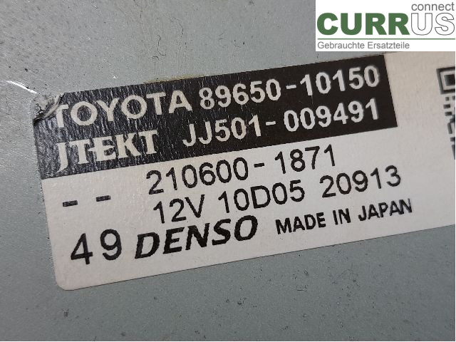 TOYOTA C-HR 16-23 Elektrisk servostyrningspump 89650-10170 2ZR-FXE