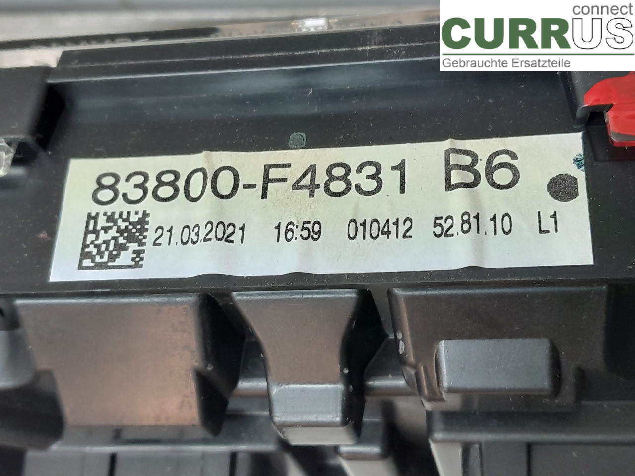TOYOTA C-HR 16-23 Instrument cluster / comb 83800-F4831 2ZR-FXE