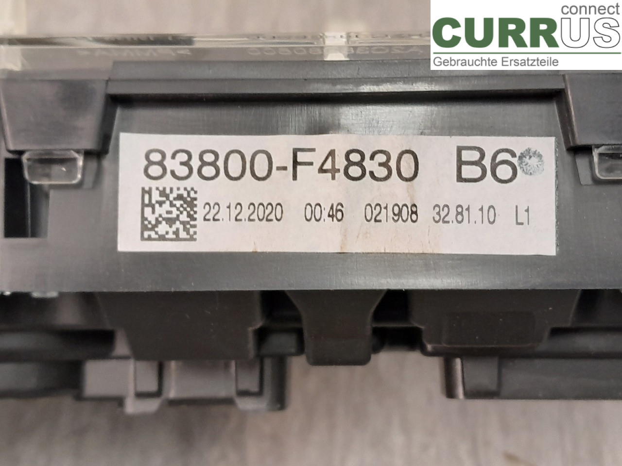 TOYOTA C-HR 16-23 Instrument cluster / comb 83800-F4831 2ZR-FXE