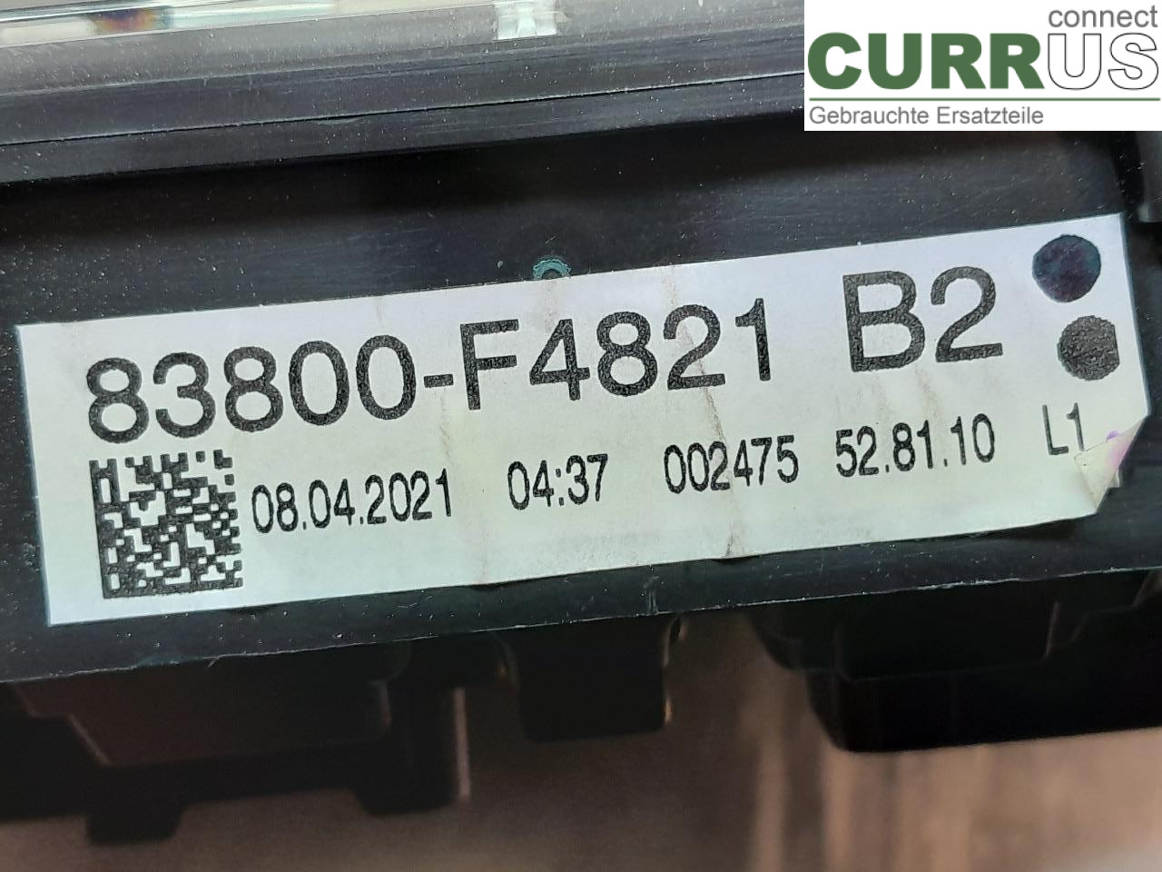 TOYOTA C-HR 16-23 Instrument cluster / comb 83800-F4822 2ZR-FXE