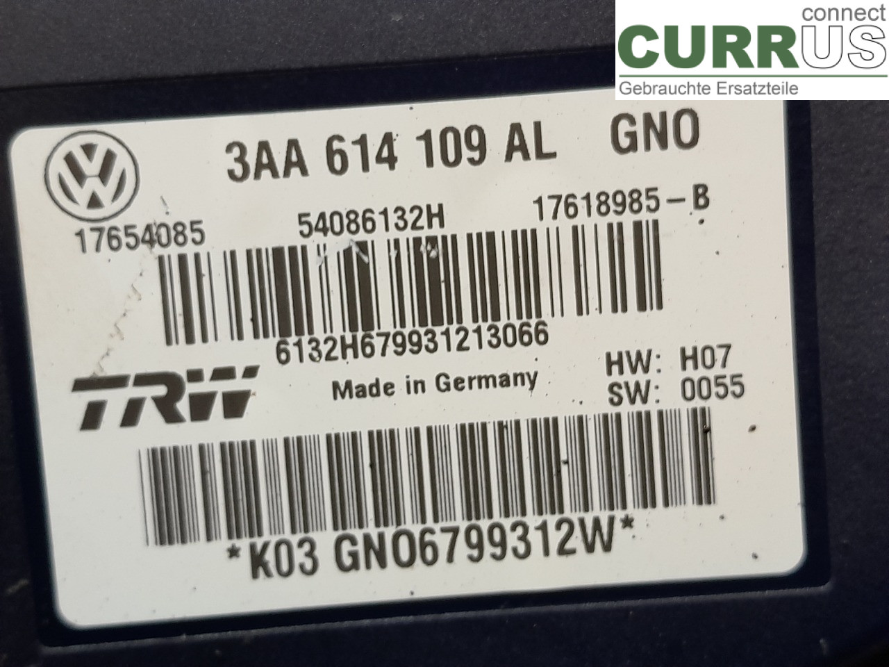 VW PASSAT  11-14 ABS Hydraulic unit 3AA614109BR CFGC