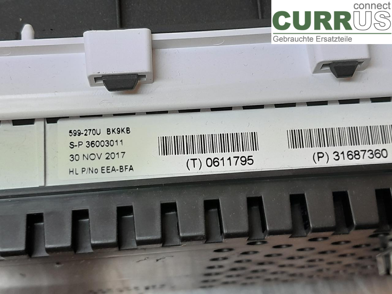 VOLVO V60  14-18 Instrument cluster / comb 36051280 D4204T14