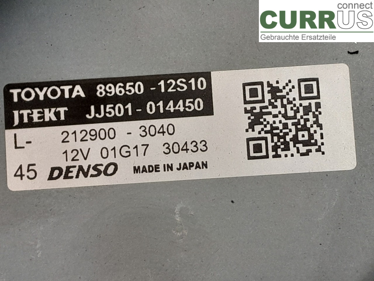 TOYOTA COROLLA 19- Power steering pump (electric) 89650-12S30 2ZR-FXE