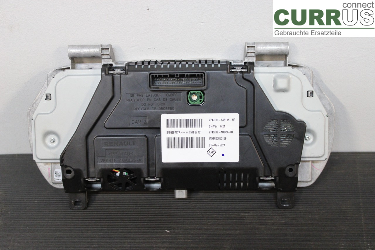RENAULT ZOE 13-> Instrumentenkombination 248096175R 5AQ-80