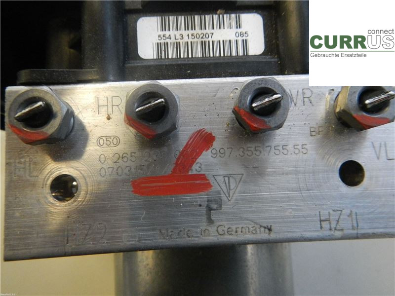 PORSCHE 911 64- ABS Hydraulic unit 997.355.955.55 3,6 TURBO