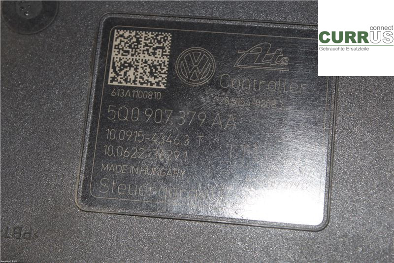 VW GOLF / E-GOLF VII   13-20 ABS Hydraulic unit 5Q0614517T 1,6 TDI