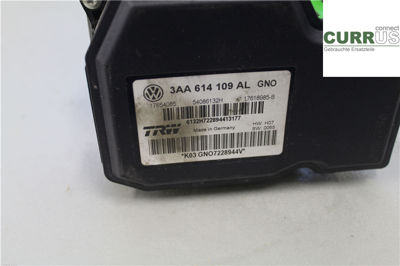 VW PASSAT  11-14 ABS-Hydraulikeinheit 3AA614109AL 2,0 TDI