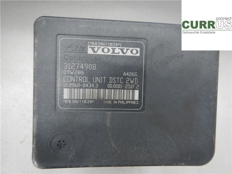 VOLVO V50      08-12 ABS hydraulisk enhed 31274907 1.8 F
